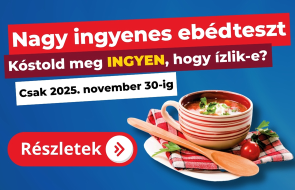 Nagy ingyenes ebédteszt